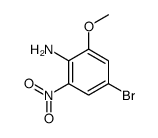 4-溴-2-甲氧基-6-硝基苯胺结构式