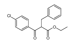 ethyl 2-benzyl-3-(4-chlorophenyl)-3-oxopropanoate结构式