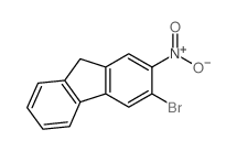 3-bromo-2-nitro-9H-fluorene结构式
