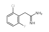 2-(2-氯-6-氟苯基)-乙脒结构式