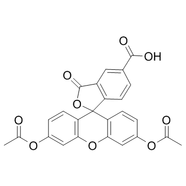 5-Carboxyfluorescein Diacetate Structure