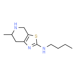 Thiazolo[5,4-c]pyridine, 2-(butylamino)-4,5,6,7-tetrahydro-5-methyl- (8CI)结构式