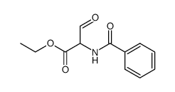 2-benzoylamino-3-oxo-propionic acid ethyl ester结构式