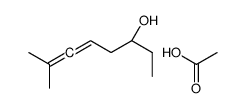 acetic acid,(3R)-7-methylocta-5,6-dien-3-ol Structure