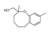 (2,9-dimethyl-3,4,5,6-tetrahydro-1-benzoxocin-2-yl)methanol结构式