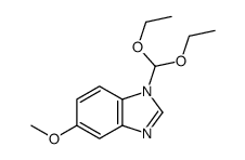 1-(diethoxymethyl)-5-methoxybenzimidazole Structure
