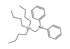 diphenyl[(tributylstannyl)methyl]arsane Structure