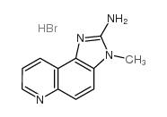 3-甲基-3H-咪唑并[4,5-f]喹啉-2-胺氢溴酸结构式