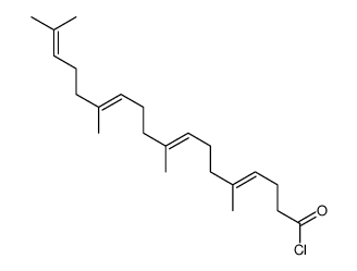 5,9,13,17-tetramethyloctadeca-4,8,12,16-tetraenoyl chloride Structure