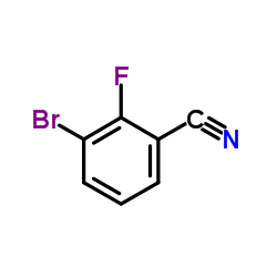 3-Bromo-2-fluorobenzonitrile Structure