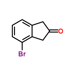 4-Bromo-1,3-dihydro-2H-inden-2-one Structure