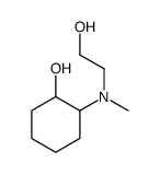 2-[2-hydroxyethyl(methyl)amino]cyclohexan-1-ol结构式
