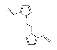 1,1'-(1,2-Ethylen)bis(2-pyrrolcarbaldehyd)结构式