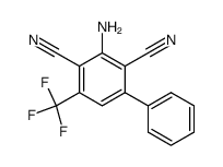 2,6-dicyano-3-trifluoromethyl-5-phenylaniline结构式