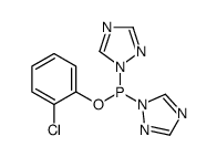 (2-chlorophenoxy)-bis(1,2,4-triazol-1-yl)phosphane Structure
