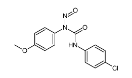 3-(4-chlorophenyl)-1-(4-methoxyphenyl)-1-nitrosourea Structure