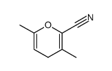 3,6-dimethyl-4H-pyran-2-carbonitrile Structure