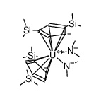 [1,3-(Me3Si)2C5H3]2U(NMe2)2结构式