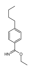 4-丁基苯甲基亚胺酸乙酯结构式