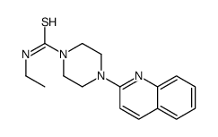 N-ethyl-4-quinolin-2-ylpiperazine-1-carbothioamide Structure