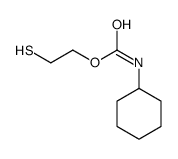 2-sulfanylethyl N-cyclohexylcarbamate结构式
