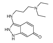 3-[3-(diethylamino)propylamino]-1,2-dihydroindazol-6-one Structure