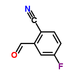 4-Fluoro-2-formylbenzonitrile structure