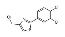 4-(chloromethyl)-2-(3,4-dichlorophenyl)-1,3-thiazole Structure