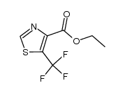 ethyl 5-(trifluoromethyl)thiazole-4-carboxylate结构式