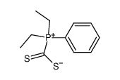 diethyl(phenyl)phosphonium dithiocarboxylate结构式