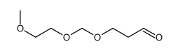 3-(2-methoxyethoxymethoxy)propanal结构式
