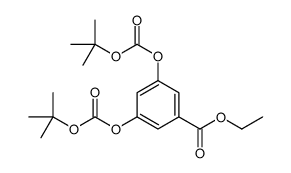 ethyl 3,5-bis[(2-methylpropan-2-yl)oxycarbonyloxy]benzoate Structure