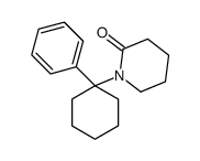 1-(1-phenylcyclohexyl)piperidin-2-one Structure