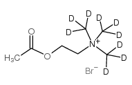溴化乙酰胆碱-D9结构式