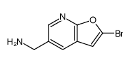 (2-溴呋喃并[2,3-b]吡啶-5-基)甲胺结构式
