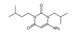 1-isobutyl-3-isoamyl-6-aminouracil结构式