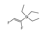 (Z/E)-1,2-difluoro-1-(triethylsilyl)ethylene Structure