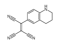 2-(1,2,3,4-tetrahydroquinolin-6-yl)ethene-1,1,2-tricarbonitrile Structure