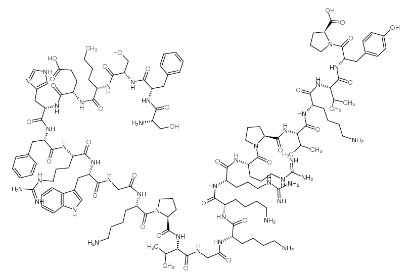 (Phe2,Nle4)-ACTH (1-24) (human, bovine, rat) trifluoroacetate salt Structure