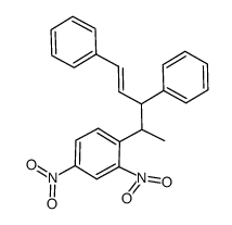 (E)-(4-(2,4-dinitrophenyl)pent-1-ene-1,3-diyl)dibenzene结构式