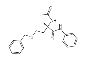 N-acetyl-S-benzyl-L-homocysteine anilide Structure