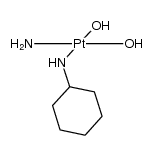 trans-[Pt(OH)2(c-C6H11NH2)(NH3)]结构式