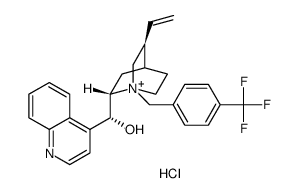 1-[[4-(Trifluoromethyl)Phenyl]Methyl]Cinchonidinium Chloride结构式