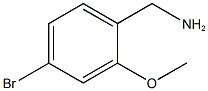 4-BROMO-2-METHOXYBENZYLAMINE Structure
