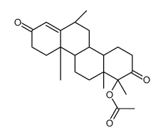 [(1S,4aS,4bR,6S,10aR,10bS,12aS)-1,6,10a,12a-tetramethyl-2,8-dioxo-4,4a,4b,5,6,9,10,10b,11,12-decahydro-3H-chrysen-1-yl] acetate Structure