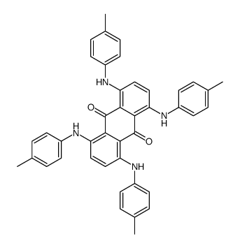 1,4,5,8-tetrakis(4-methylanilino)anthracene-9,10-dione结构式