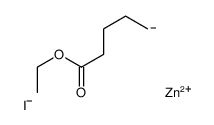 ethyl pentanoate,iodozinc(1+) Structure