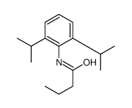 N-[2,6-di(propan-2-yl)phenyl]butanamide Structure