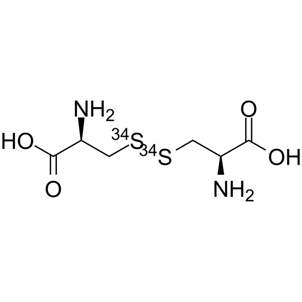 L-Cystine-34S2结构式
