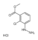 Methyl 2-chloro-3-hydrazinobenzoate hydrochloride (1:1)结构式